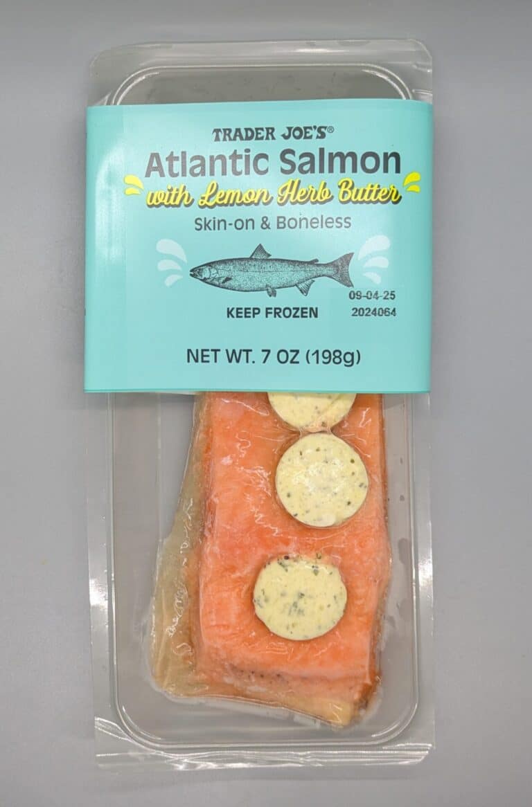 Trader Joe's Atlantic Salmon with Lemon Herb Butter