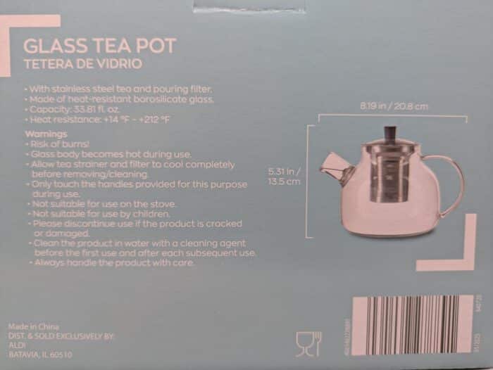 Crofton Glass Teapot