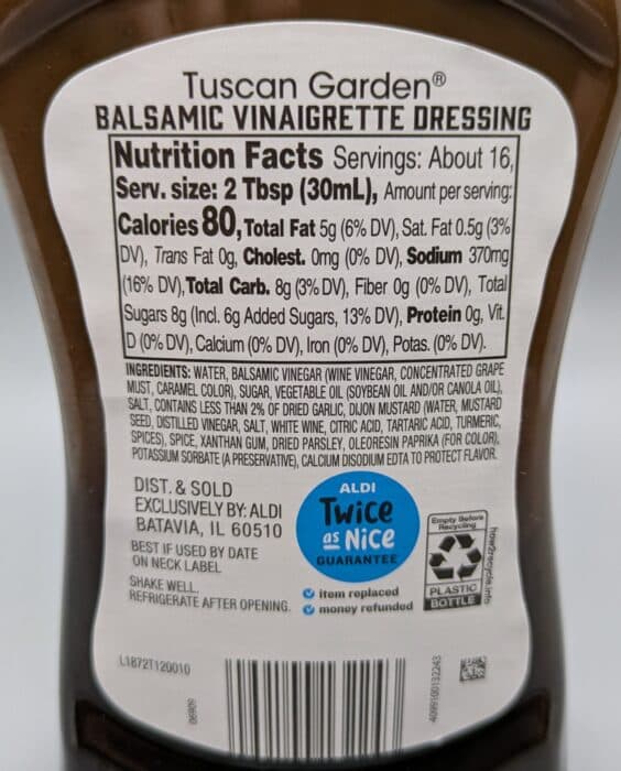 Tuscan Garden Balsamic Vinaigrette