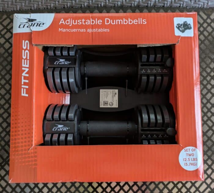 Crane Fitness Adjustable Dumbbells