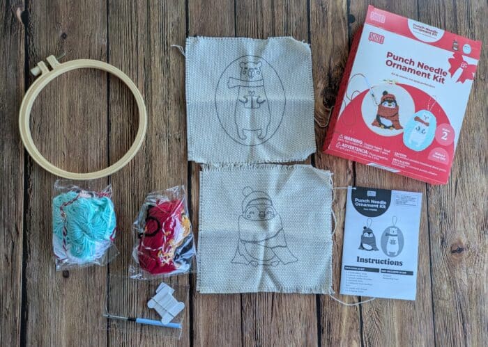 Smile! Punch Needle Ornament Kit 3