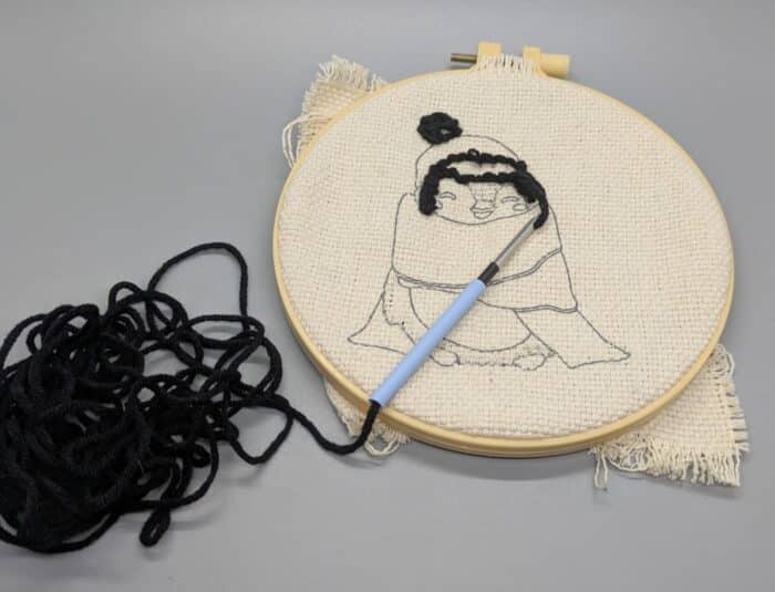 Smile! Punch Needle Ornament Kit 3