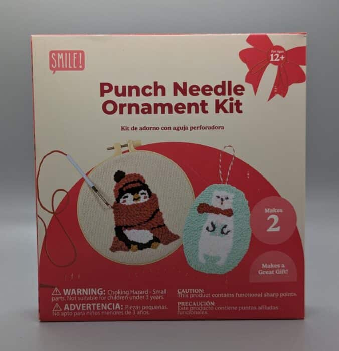 Smile! Punch Needle Ornament Kit