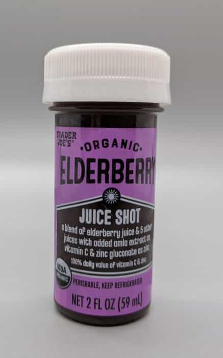 Trader Joe's Organic Elderberry Juice Shots