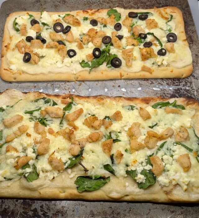 Flatbread pizza