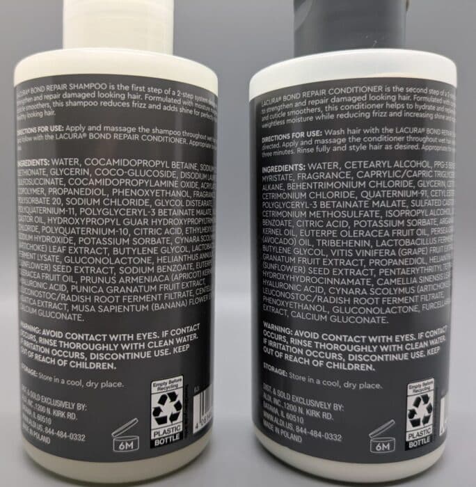 Lacura Bond Repair Shampoo and Lacura Bond Repair Conditioner