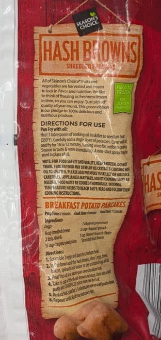 Season's Choice Shredded Hash Browns