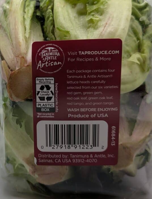 Tanimura & Antle Artisan Lettuce