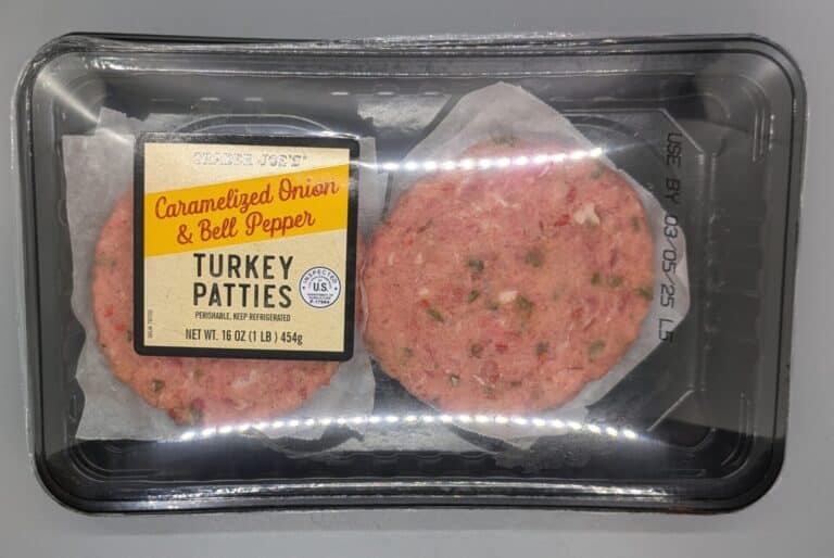 Trader Joe's Caramelized Onion & Bell Pepper Turkey Patties