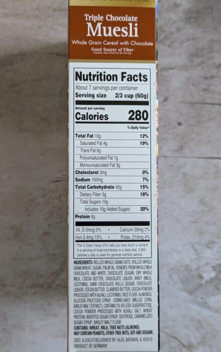 Deutsche Küche Triple Chocolate Muesli