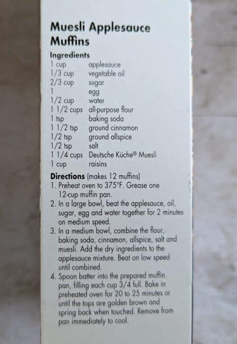 Deutsche Küche Triple Chocolate Muesli 3