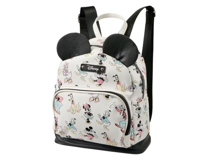 Mickey Friends Character Backpack White