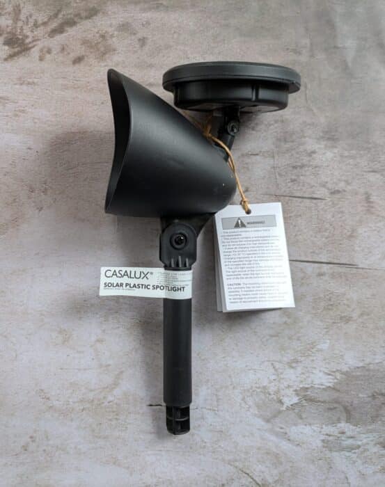CASALUX Solar Plastic Spotlight