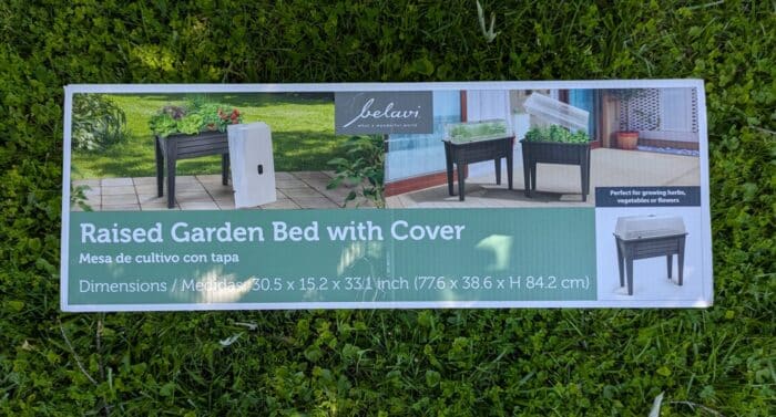 Belavi Raised Garden Bed with Cover