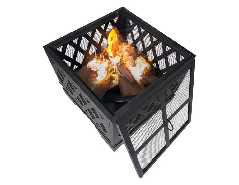 Belavi Powder Coated Outdoor Fire Pit