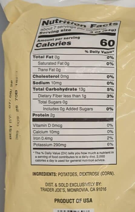 Trader Joe's Shredded Potato Hash Browns