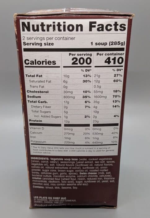 Trader Joe's Cuisine Adventures French Onion Soup