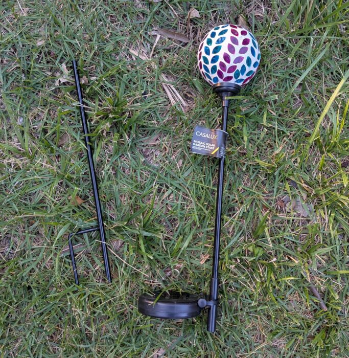Mosaic Solar Garden Stake