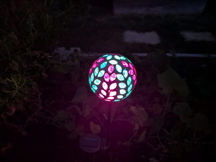 Mosaic Solar Garden Stake