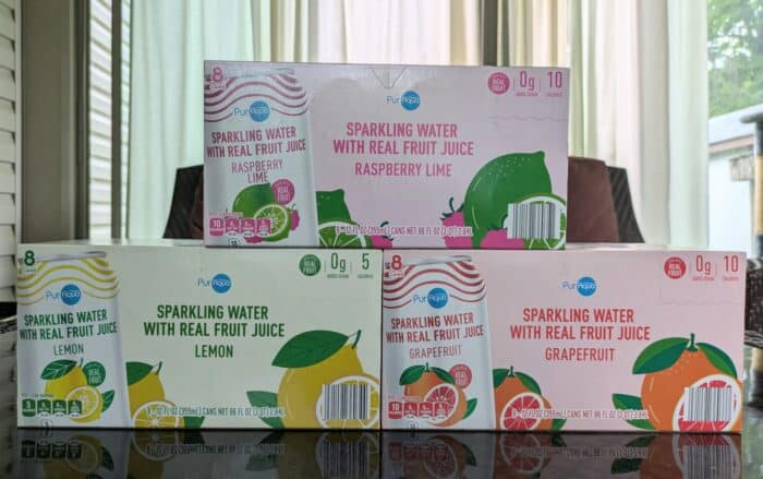 PurAqua Sparkling Water with Real Fruit Juice