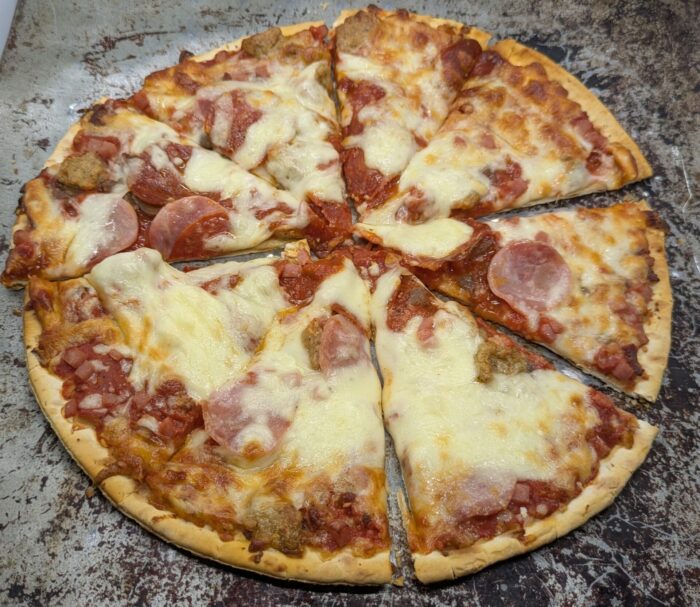 Mama Cozzi's 6 Meat Pizza