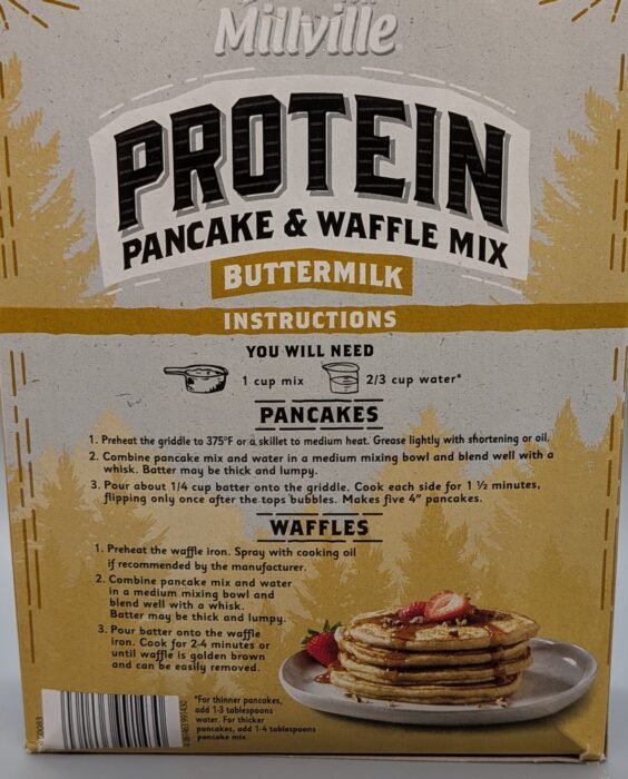Millville Protein Pancake and Waffle Mix
