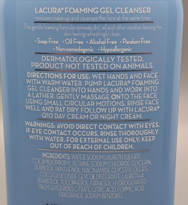 Lacura Foaming Gel Cleanser