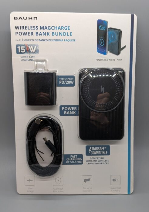 Bauhn Wireless MagCharge Power Bank Bundle