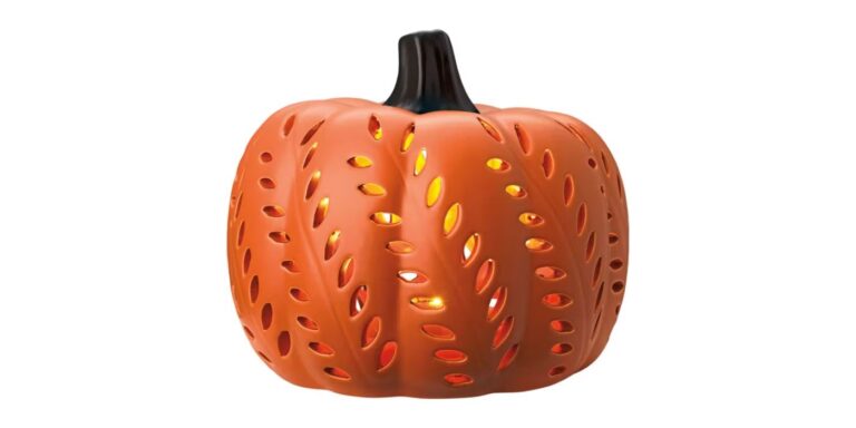 KIRKTON HOUSE LED Ceramic Pumpkin