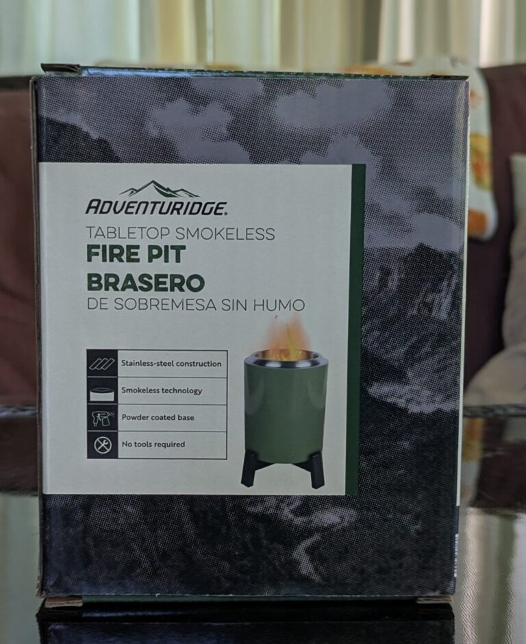 Adventuridge Tabletop Smokeless Fire Pit