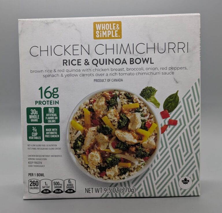 Whole & Simple Chicken Chimichurri Rice & Quinoa Bowl