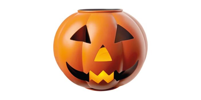 The Halloween Collection Metal Jack-o-Lantern