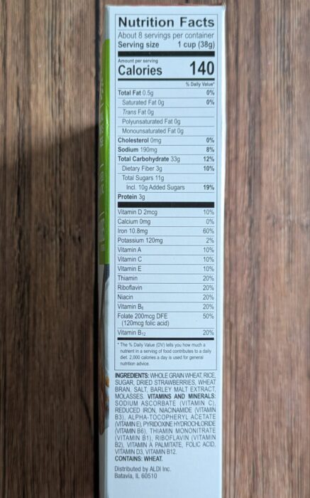 Fit & Active Vitality Cereal with Red Berries