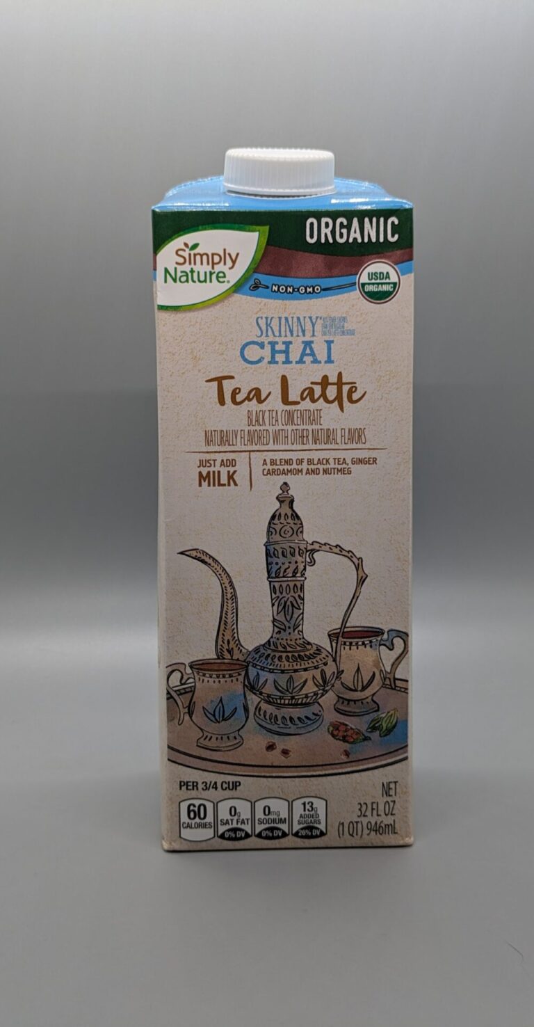 Simply Nature Organic Skinny Chai Tea Latte