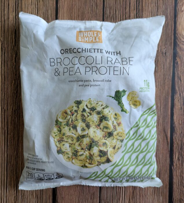 Whole & Simple Orecchiette with Broccoli Rabe & Pea Protein