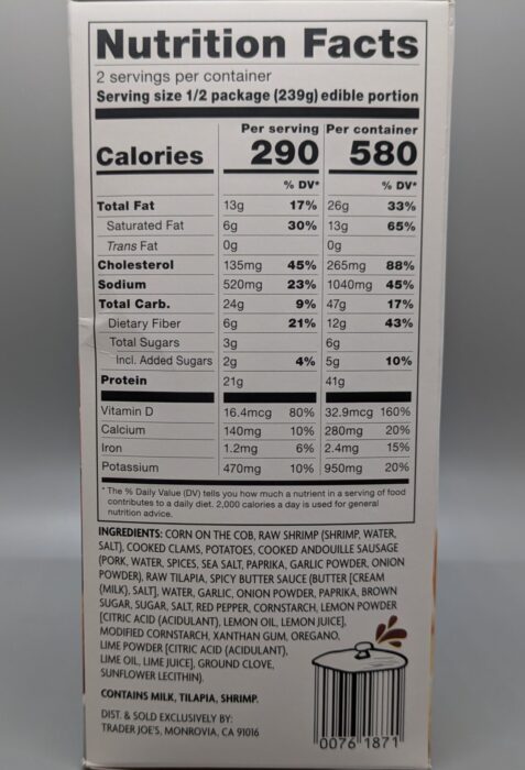 Trader Joe's Seafood Boil