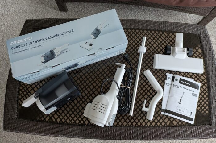 Ambiano Corded 2 in 1 Stick Vacuum 4