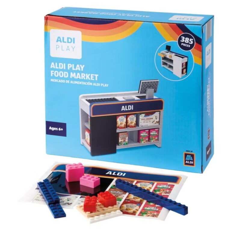 Aldi Play Bricks Food Market