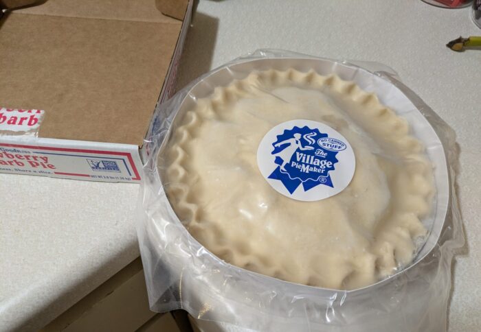 The Village PieMaker Strawberry Rhubarb Pie 