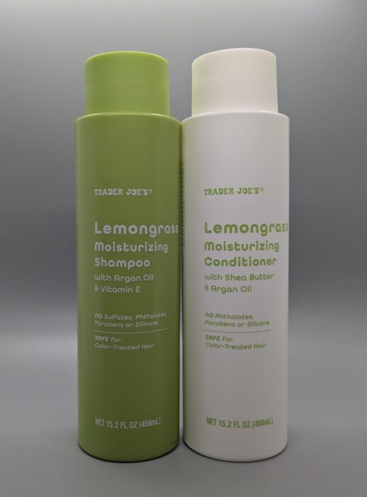 Trader Joe's Lemongrass Moisturizing Shampoo and Conditioner
