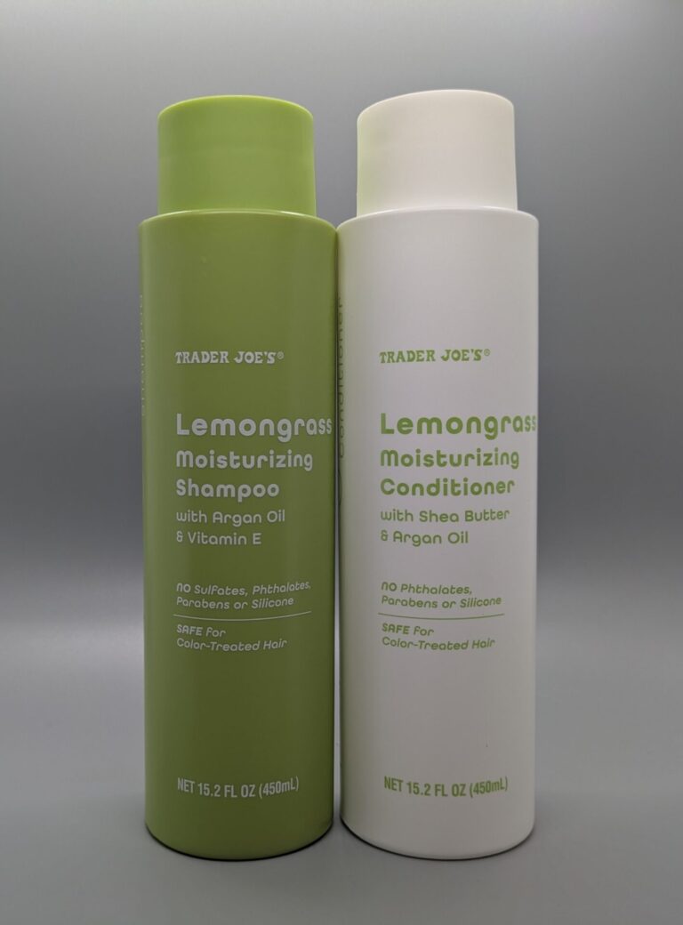 Trader Joe's Lemongrass Moisturizing Shampoo and Conditioner