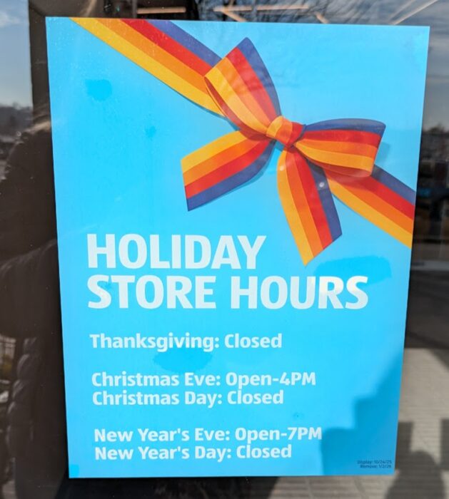 Aldi holiday hours