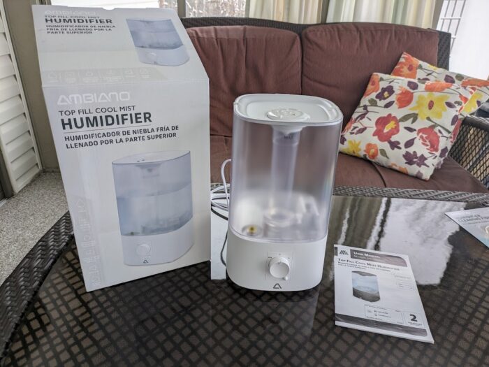 Ambiano Top Fill Cool Mist Humidifier 3