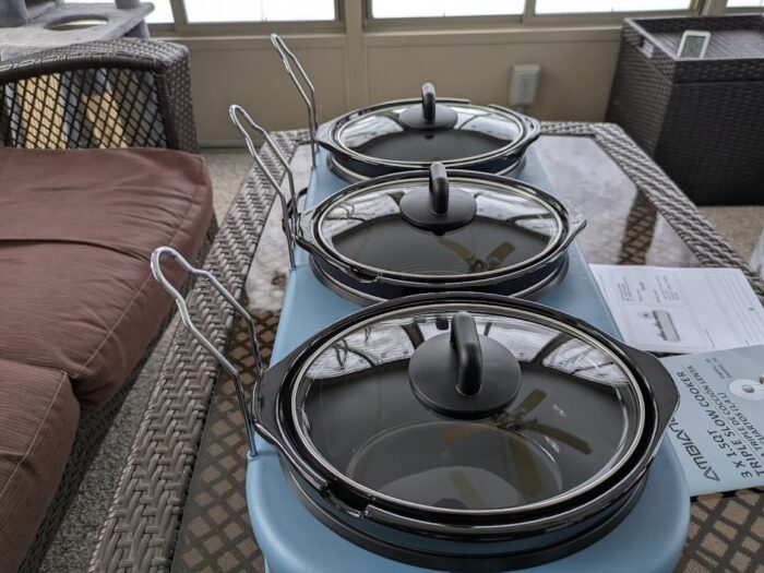Ambiano Triple Slow Cooker