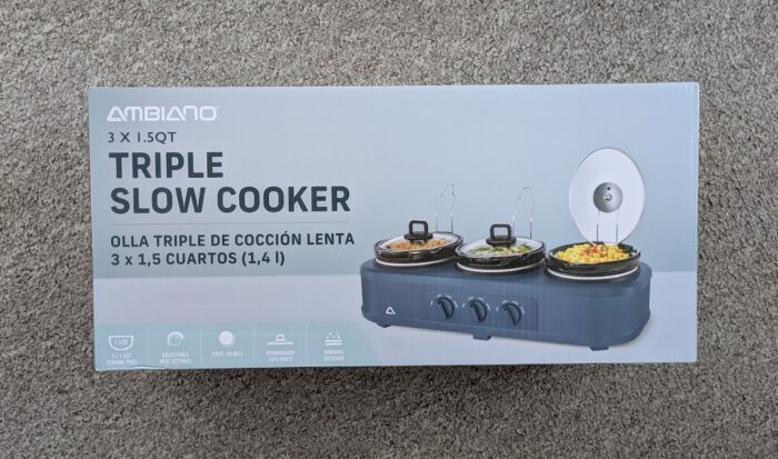Ambiano Triple Slow Cooker