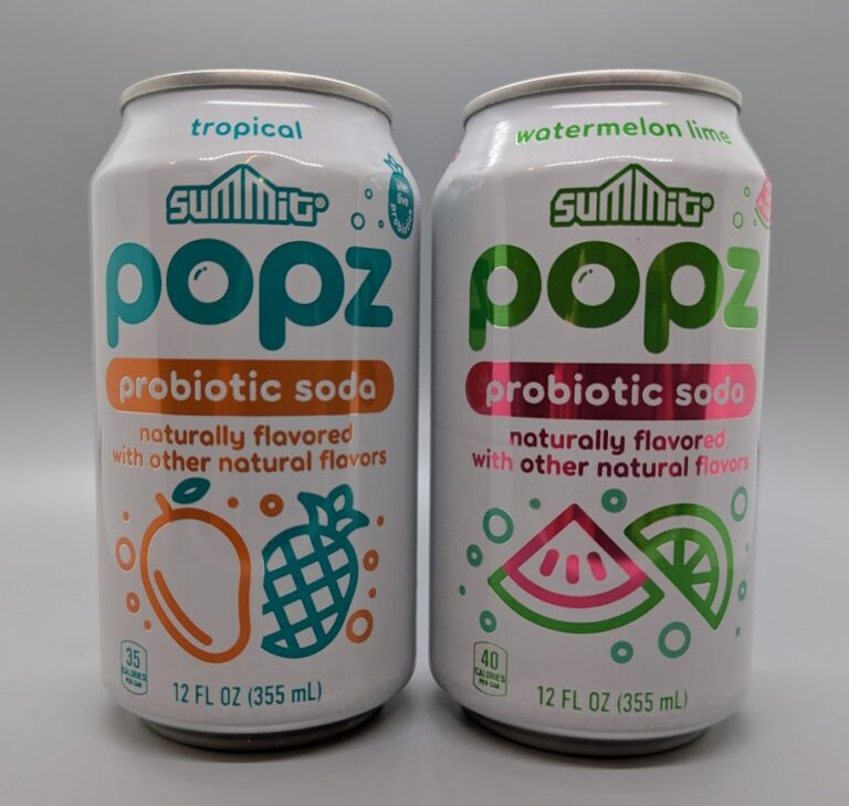 Summit Popz Probiotic Soda
