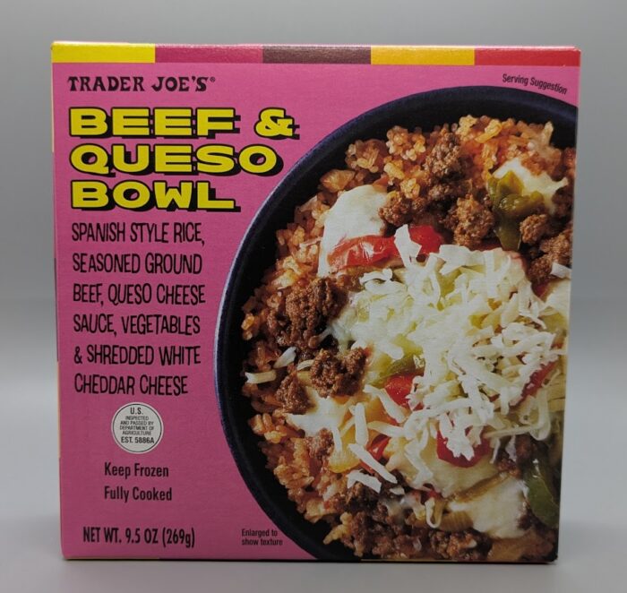 Trader Joe's Beef & Queso Bowl