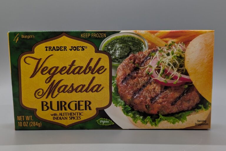 Trader Joe's Vegetable Masala Burgers