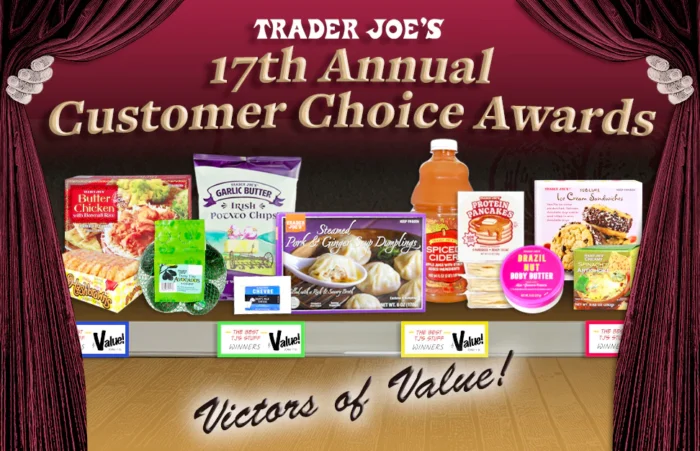 Trader Joe's 17th Annual Customer Choice Awards