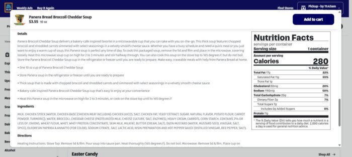 Aldi Website - March 2026 - Product Detail